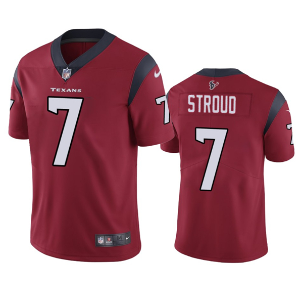 Toddlers Houston Texans #7 C.J. Stroud Red Vapor Untouchable Limited Stitched Jersey